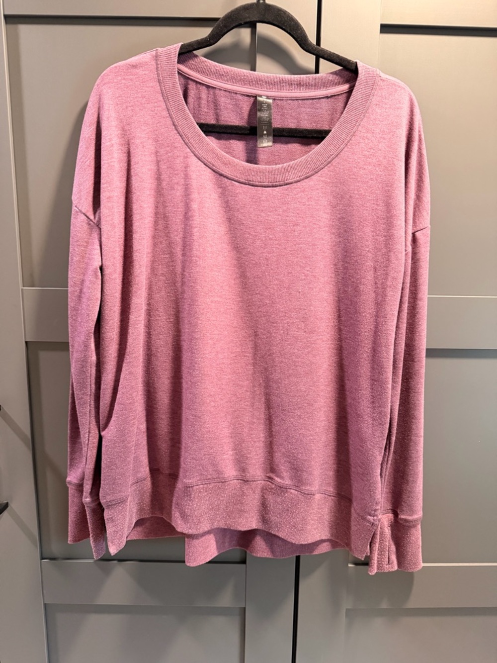 Yogalicious Purple Crewneck Sweatshirt